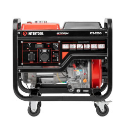 Купити Генератор дизельний 5,0/5,5 кВт, 220 В, 12,5 л, електро/ручний старт, мідна обмотка, STORM
