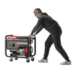 Купити Генератор дизельний 5,0/5,5 кВт, 220 В, 12,5 л, електро/ручний старт, мідна обмотка, STORM