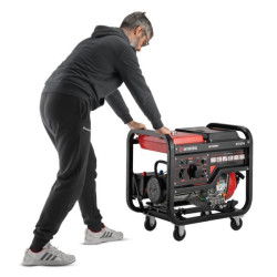 Купити Генератор дизельний 7,0/7,5 кВт, 220 В, 12,5 л, електро/ручний старт, мідна обмотка, STORM