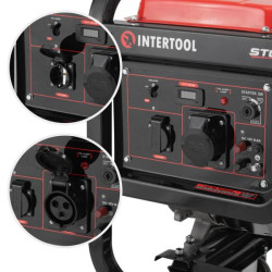 Купити Генератор дизельний 7,0/7,5 кВт, 220 В, 12,5 л, електро/ручний старт, мідна обмотка, STORM