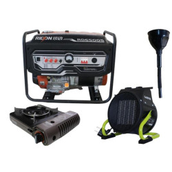 Купити Бензиновый генератор EF Power RD6500S + газовая плитка Orcamp CK-505 + 4 газовых картриджа 400 мл
