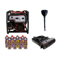 Купити Бензиновый генератор EF Power YH3600-IV + газовая плитка Orcamp CK-505 + 4 газовых картриджа 400 мл