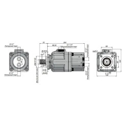 Купити Насос аксіально-поршневий двопоточний KAZEL ISO CELAL 70+33 BD 1 1/2"-1/2" 70+33 см³