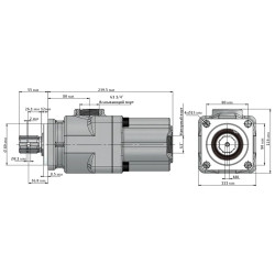 Купить Насос аксиально-поршневой KAZEL ISO ISRAK 52 BD 1 1/4"-1" 52 см³