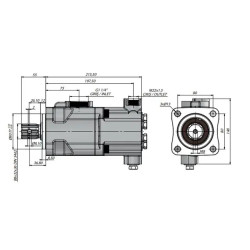 Купить Насос аксиально-поршневой KAZEL ISO YED 52 BD 1"-1/4", M22x1,5