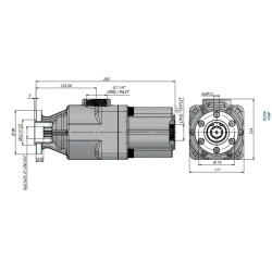 Купить Насос аксиально-поршневой KAZEL UNI ISRAK 52 BD 1 1/4"-1" 52 см³