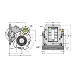 Купить Коробка отбора мощности KAZEL PTO KMZ 14-100 5 / 15-100 10 MARCE(ISO)