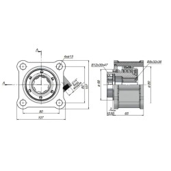 Купить Коробка отбора мощности KAZEL ZF PTO 02