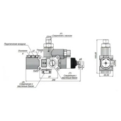 Купить Пневматический гидрораспределитель KZL IZAM 3/4" 140 л/мин