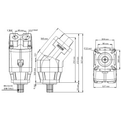 Купить Насос аксиально-поршневой ABER BI110P7 1 1/2” – 1” 110 см³