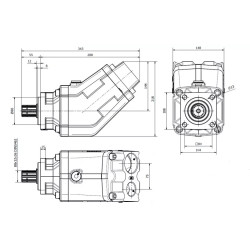 Купить Насос аксиально-поршневой ABER BI140H9 2" - 1 1/4" 142 см³