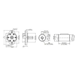 Купити Гідромотор героторний Mozioni BMR160 (аналог ОMR160CB)