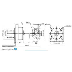 Купити Гідромотор героторний Mozioni BM5U-500PA7Y 500 см³ (малий фланець)