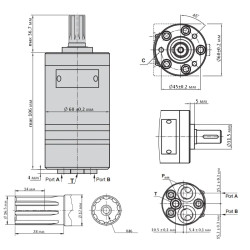 Купити Гідромотор героторний M+S Hydraulic МM12,5SH