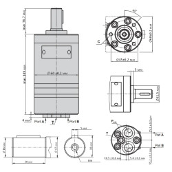 Купить Гидромотор героторный M+S Hydraulic МM20C