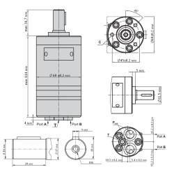 Купити Гідромотор героторний M+S Hydraulic МM32C