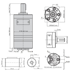 Купить Гидромотор героторный M+S Hydraulic МM8C