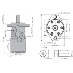 Купить Гидромотор героторный M+S Hydraulic MP50SH/4