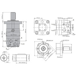 Купить Гидромотор героторный M+S Hydraulic MS315С/4