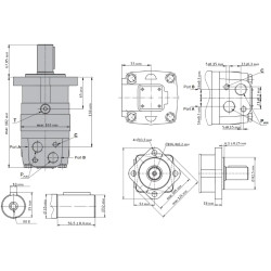 Купить Гидромотор героторный M+S Hydraulic MS160С/4