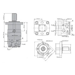 Купить Гидромотор героторный M+S Hydraulic МS400SH/4