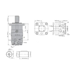 Купить Гидромотор героторный M+S Hydraulic MSW315C/4