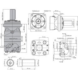 Купити Гідромотор героторний M+S Hydraulic МТ200С