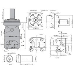 Купити Гідромотор героторний M+S Hydraulic МТ400С