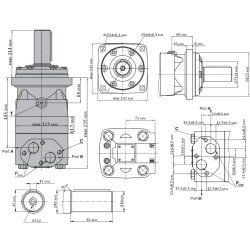 Купить Гидромотор героторный M+S Hydraulic МТ500С