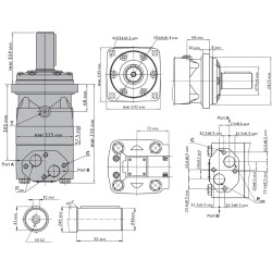 Купити Гідромотор героторний M+S Hydraulic МТ630С