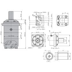 Купить Гидромотор героторный M+S Hydraulic МV315C/4