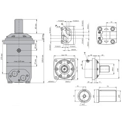 Купить Гидромотор героторный M+S Hydraulic МV500C/4