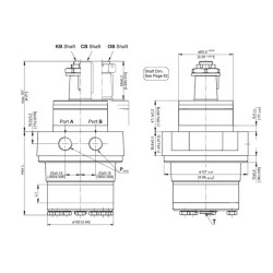 Купить Гидромотор героторный M+S Hydraulic RW400CBMPC/3