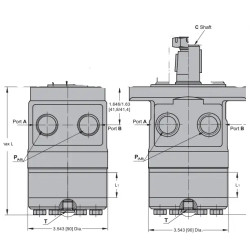 Купить Гидромотор героторный M+S Hydraulic HP250C4U/E