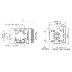 Купить Насос-дозатор M+S Hydraulic HKUS100/4-160MX/3 для ХТЗ-2511, ЮМЗ-80/82, МТЗ-80/82, ТТЗ-80, ОБРІЙ, КЗК