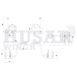 Купить Лебедка ручная Husar BST RS 1800 lbs