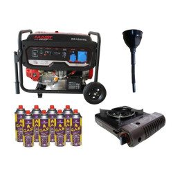 Купить Бензиновый генератор MAST GROUP RD10800E + газовая плитка Orcamp CK-505 + электрический обогреватель