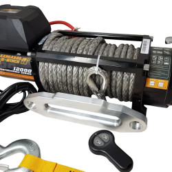 Купить Лебедка электрическая Kangaroowinch K12000 Performance Series 12 В 5443 кг синтетический трос