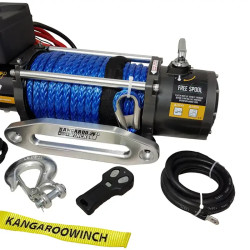 Купить Лебедка электрическая Kangaroowinch K12000 12 В 5443 кг синтетический трос