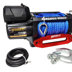 Купить Лебедка электрическая Kangaroowinch K15000 Extreme HD 12 В 6818 кг синтетический трос