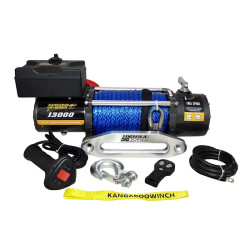 Купить Лебедка электрическая Kangaroowinch K13000 12 В 5907 кг синтетический трос