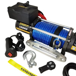Купить Лебедка электрическая Kangaroowinch K13000 12 В 5907 кг синтетический трос