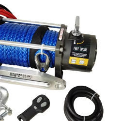 Купить Лебедка электрическая Kangaroowinch K13000 12 В 5907 кг синтетический трос