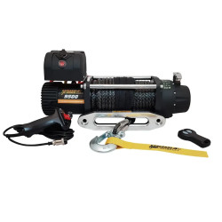 Купить Лебедка электрическая Kangaroowinch K9500 speed 12 В 4309 кг синтетический трос