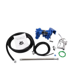 Купити Насос для бензину на бочку 200л, 12В, Бенза DRUM TECH 50 л/хв., шланг 4 м, механічний паливороздавал