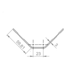 Купити Алюмінієвий профіль, кутик 58х58 Алюміній Україна (2700678916)