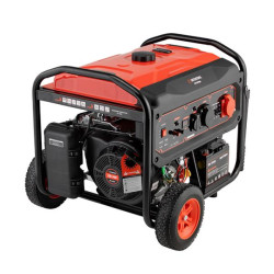 Купити Генератор бензиновий 9/10 кВт, 400/230 В, DUAL POWER, бак 25 л, електро/ручний старт, мідна обмотка,