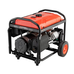 Купити Генератор бензиновий 9/10 кВт, 400/230 В, DUAL POWER, бак 25 л, електро/ручний старт, мідна обмотка,