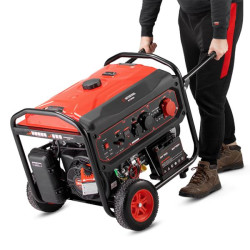 Купити Генератор бензиновий 9/10 кВт, 400/230 В, DUAL POWER, бак 25 л, електро/ручний старт, мідна обмотка,