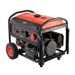 Купити Генератор бензиновий 9/10 кВт, 400/230 В, DUAL POWER, бак 25 л, електро/ручний старт, мідна обмотка,